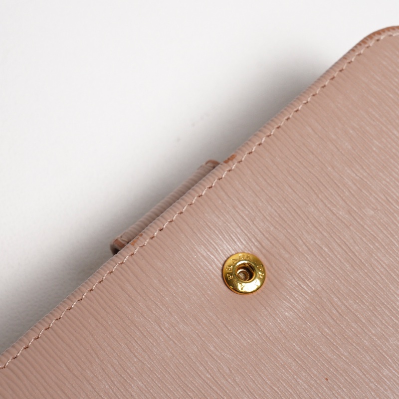 PRADA 帆布中夾錢包-16