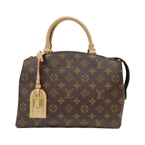 棕色 原花帆布 Petit Palais 兩用包 無背帶/鑰匙【LOUIS VUITTON LV 路易威登】 M45900