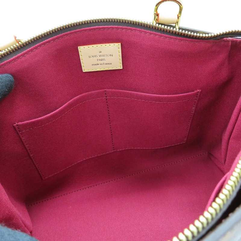 棕色 原花帆布 Petit Palais 兩用包 無背帶/鑰匙【LOUIS VUITTON LV 路易威登】 M45900-4