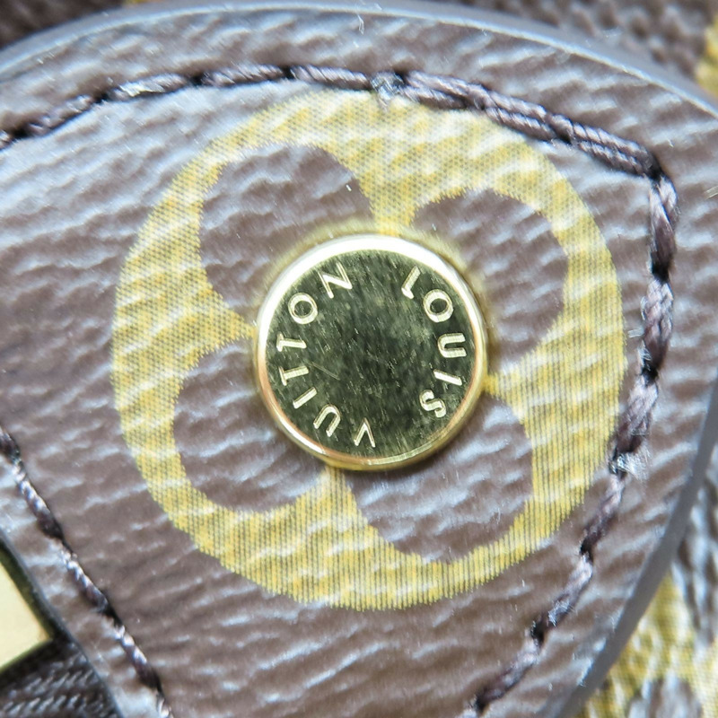 棕色 原花帆布 Petit Palais 兩用包 無背帶/鑰匙【LOUIS VUITTON LV 路易威登】 M45900-13