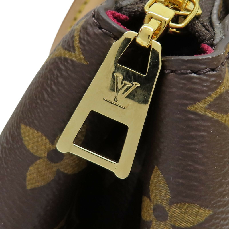 棕色 原花帆布 Petit Palais 兩用包 無背帶/鑰匙【LOUIS VUITTON LV 路易威登】 M45900-14