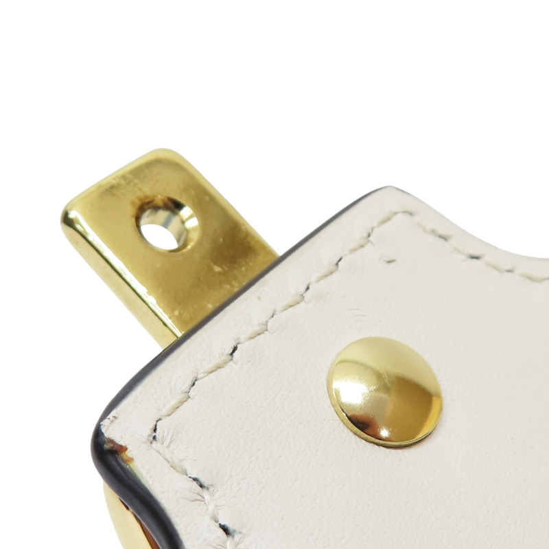 白色 牛皮 Sylvie 肩背包【GUCCI 古馳】 421882-13