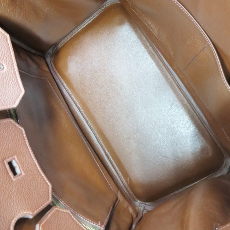 哈瓦那色 TOGO皮革 Birkin 35 柏金包 手提包 口J刻 金扣【HERMES 愛馬仕】-4