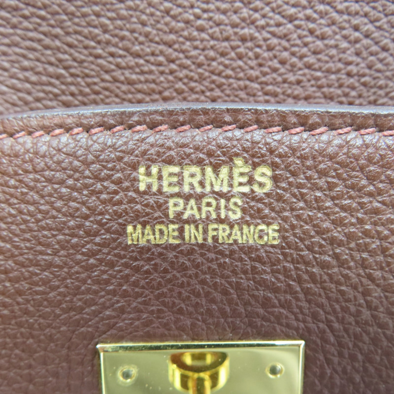 哈瓦那色 TOGO皮革 Birkin 35 柏金包 手提包 口J刻 金扣【HERMES 愛馬仕】-7