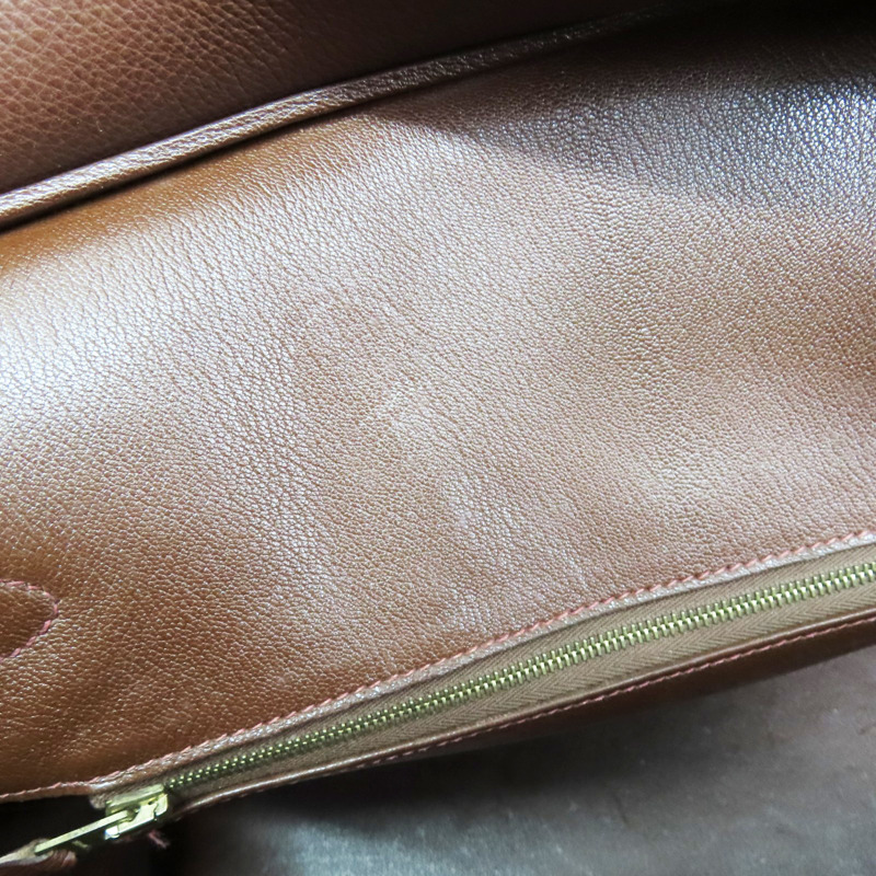 哈瓦那色 TOGO皮革 Birkin 35 柏金包 手提包 口J刻 金扣【HERMES 愛馬仕】-16