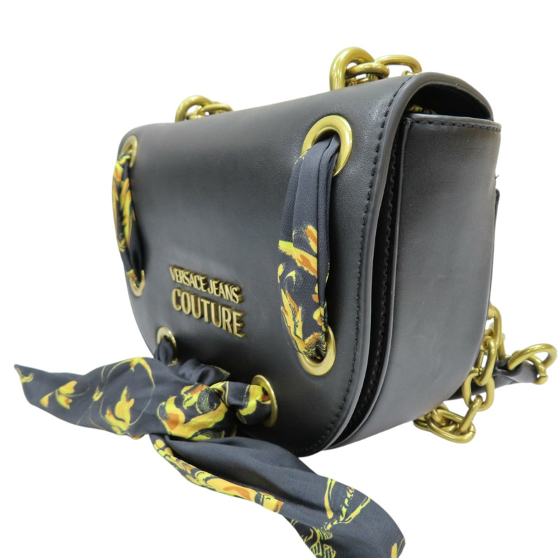 黑色 牛皮 Versace Jeans Thelma 單肩包【VERSACE 凡賽斯】 71VA4BA9-2