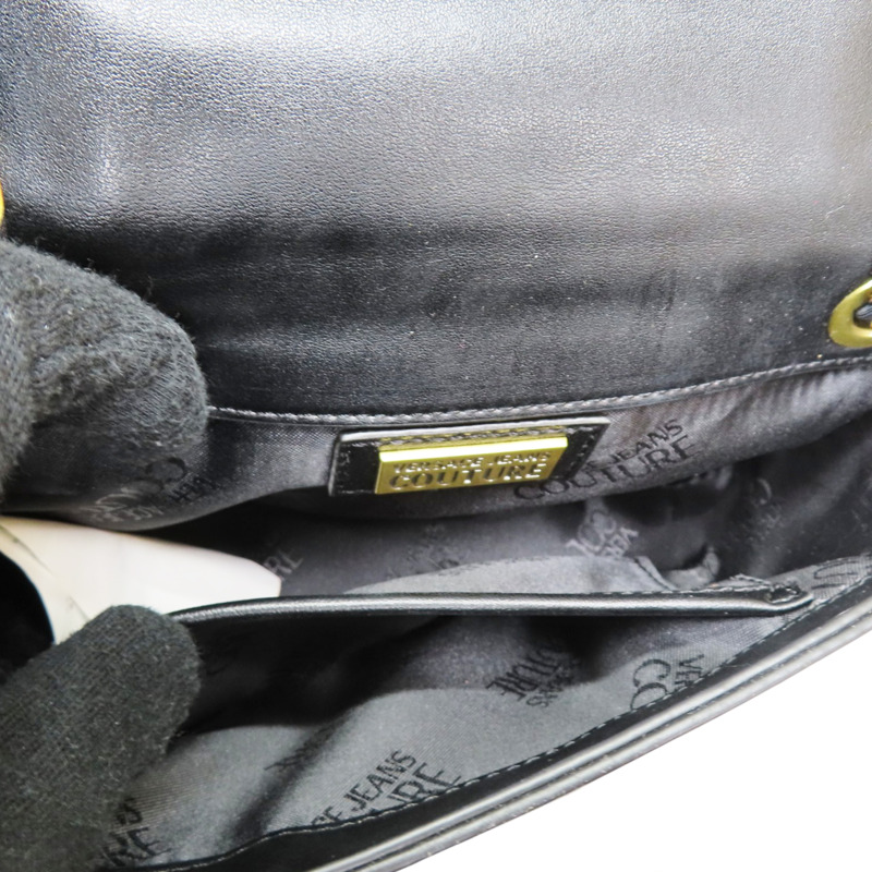 黑色 牛皮 Versace Jeans Thelma 單肩包【VERSACE 凡賽斯】 71VA4BA9-4