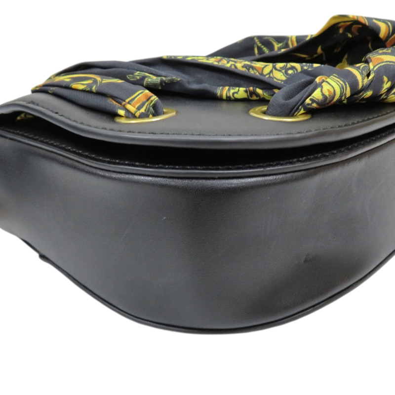 黑色 牛皮 Versace Jeans Thelma 單肩包【VERSACE 凡賽斯】 71VA4BA9-8