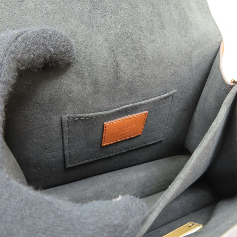 棕色 原花帆布 Dauphine mini 肩背包【LOUIS VUITTON LV 路易威登】 M45959-4