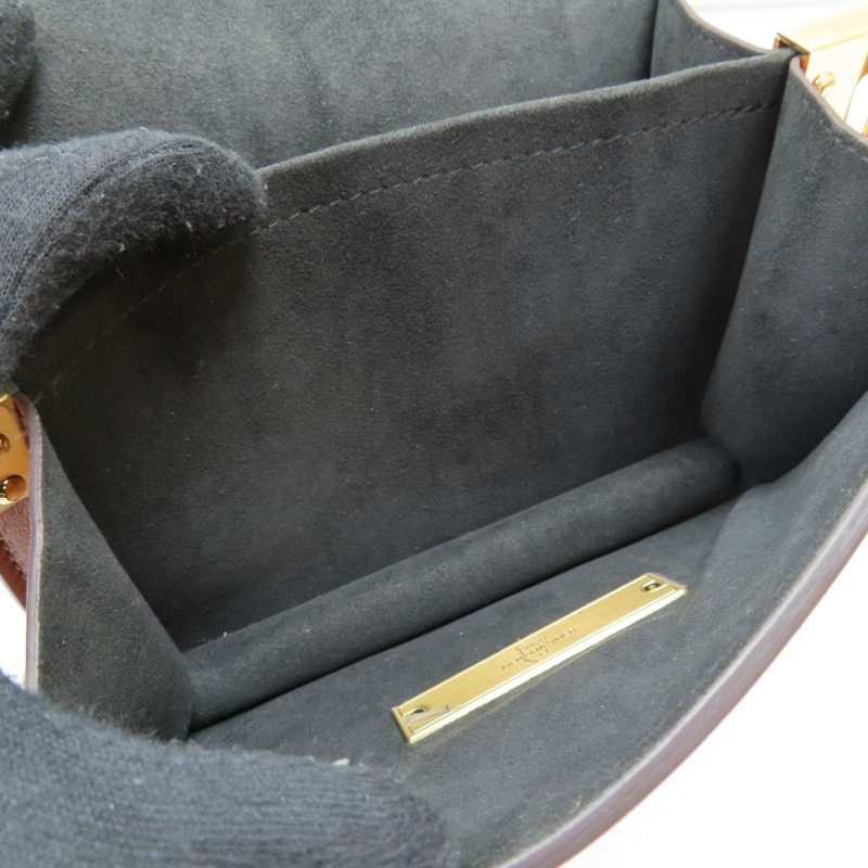 棕色 原花帆布 Dauphine mini 肩背包【LOUIS VUITTON LV 路易威登】 M45959-5