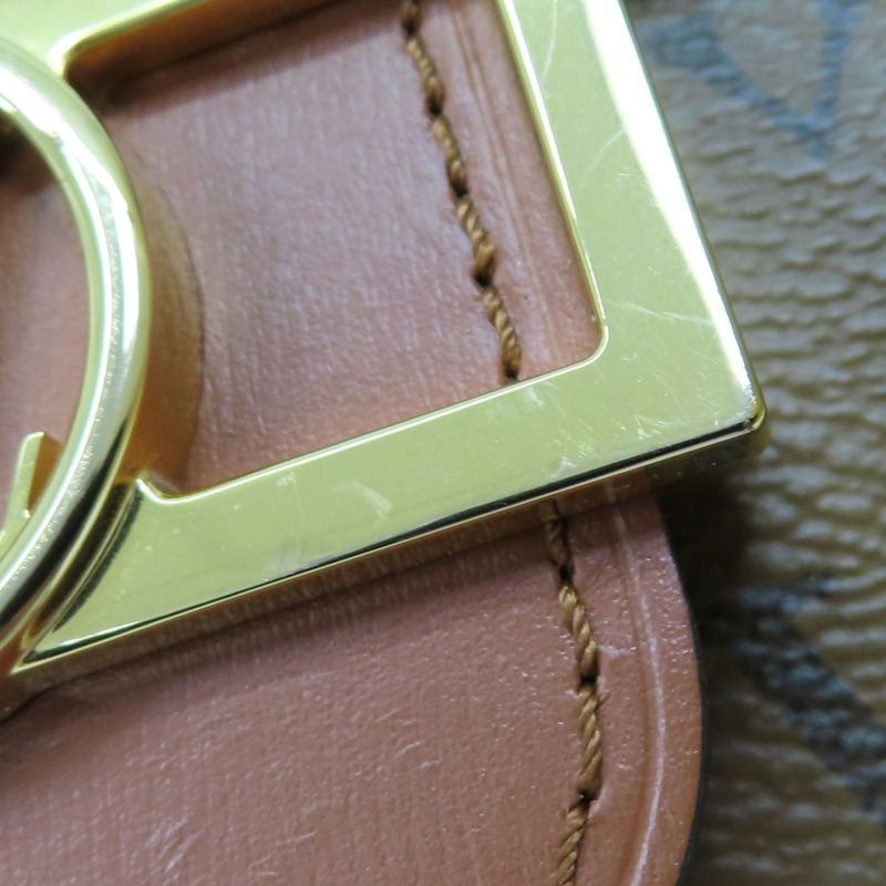 棕色 原花帆布 Dauphine mini 肩背包【LOUIS VUITTON LV 路易威登】 M45959-14