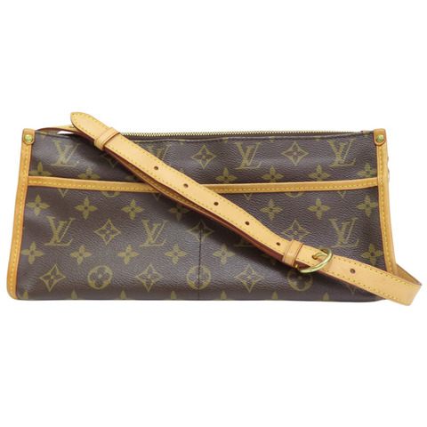 棕色 原花 PVC塗層帆布 肩背包【LOUIS VUITTON LV 路易威登】 M40008