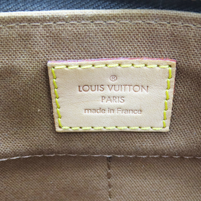 棕色 原花 PVC塗層帆布 肩背包【LOUIS VUITTON LV 路易威登】 M40008-5