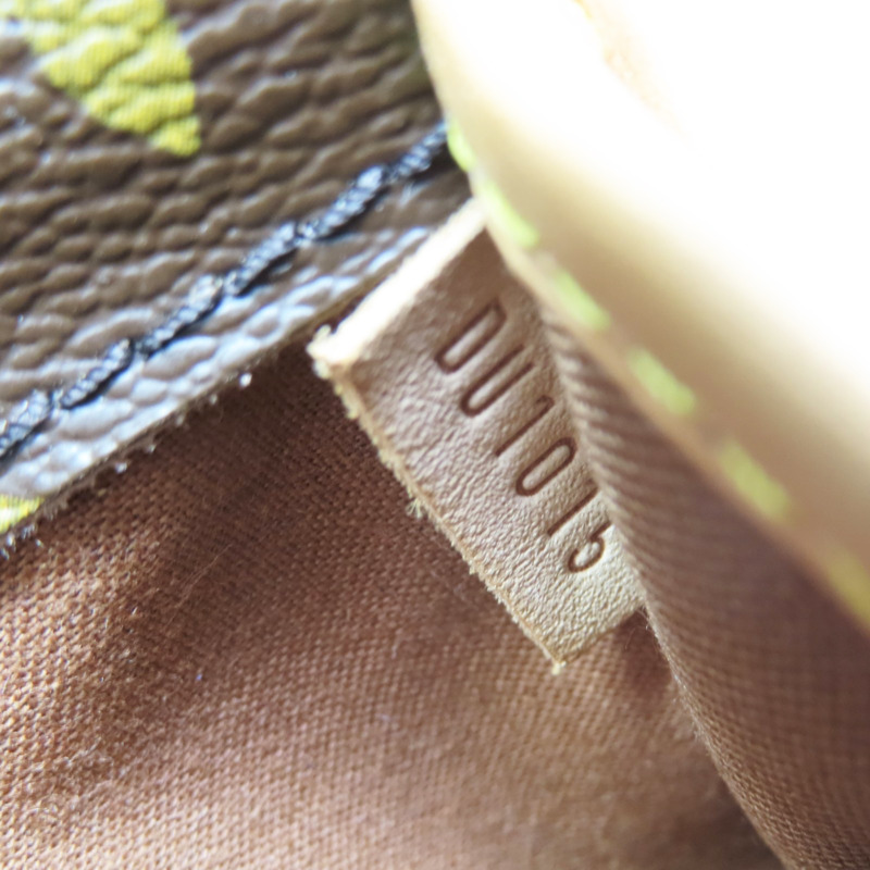 棕色 原花 PVC塗層帆布 肩背包【LOUIS VUITTON LV 路易威登】 M40008-6