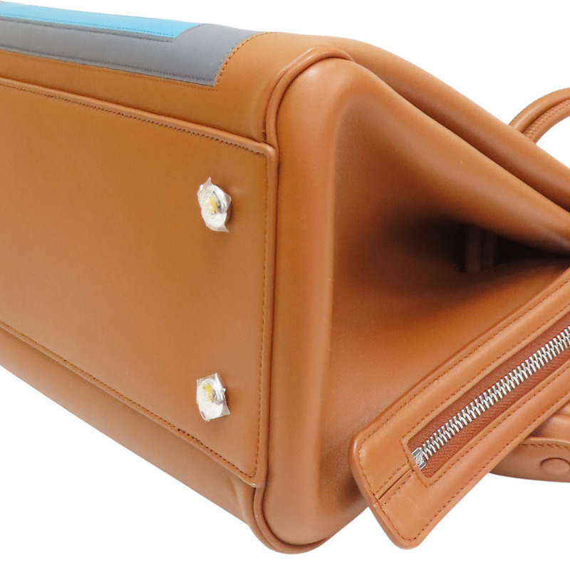 棕/灰/藍/綠色 牛皮 肩背包【LOEWE 羅威】-10