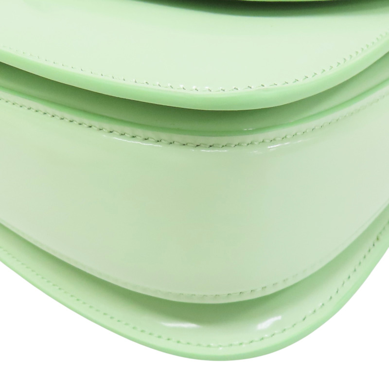 綠色 亮面牛皮 肩背包【GUCCI 古馳】 827750-10