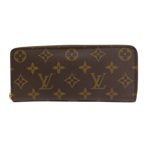 棕色 原花帆布 拉鍊長夾 M60742【LOUIS VUITTON LV 路易威登】 M60742