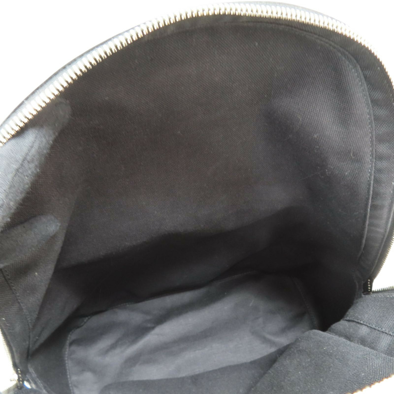 黑色 帆布 牛皮 後背包【GUCCI 古馳】 704017-5