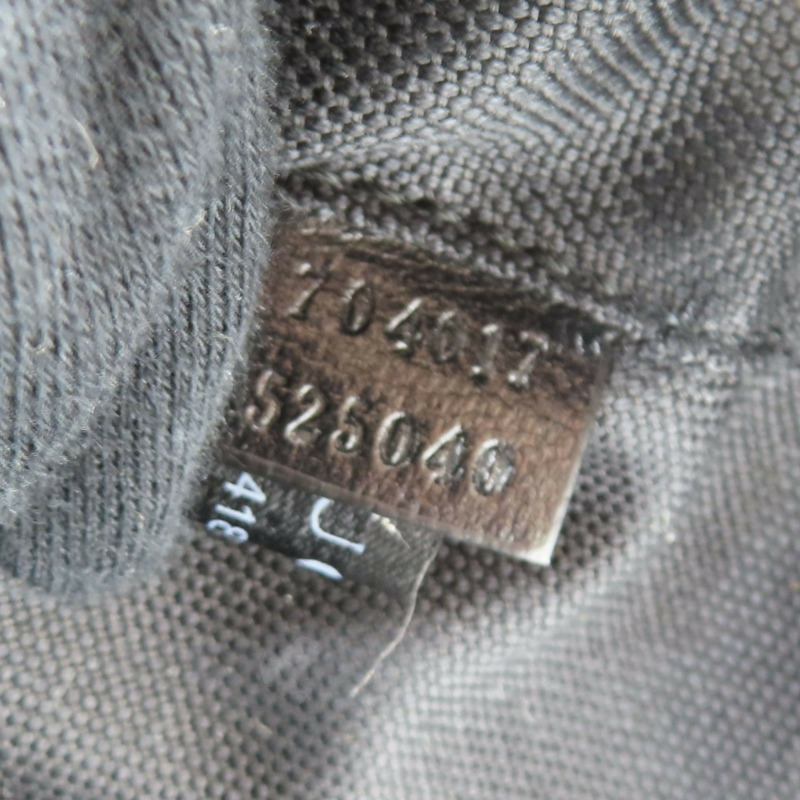 黑色 帆布 牛皮 後背包【GUCCI 古馳】 704017-9