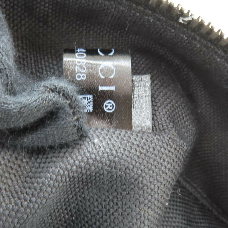 黑色 帆布 牛皮 後背包【GUCCI 古馳】 704017-10