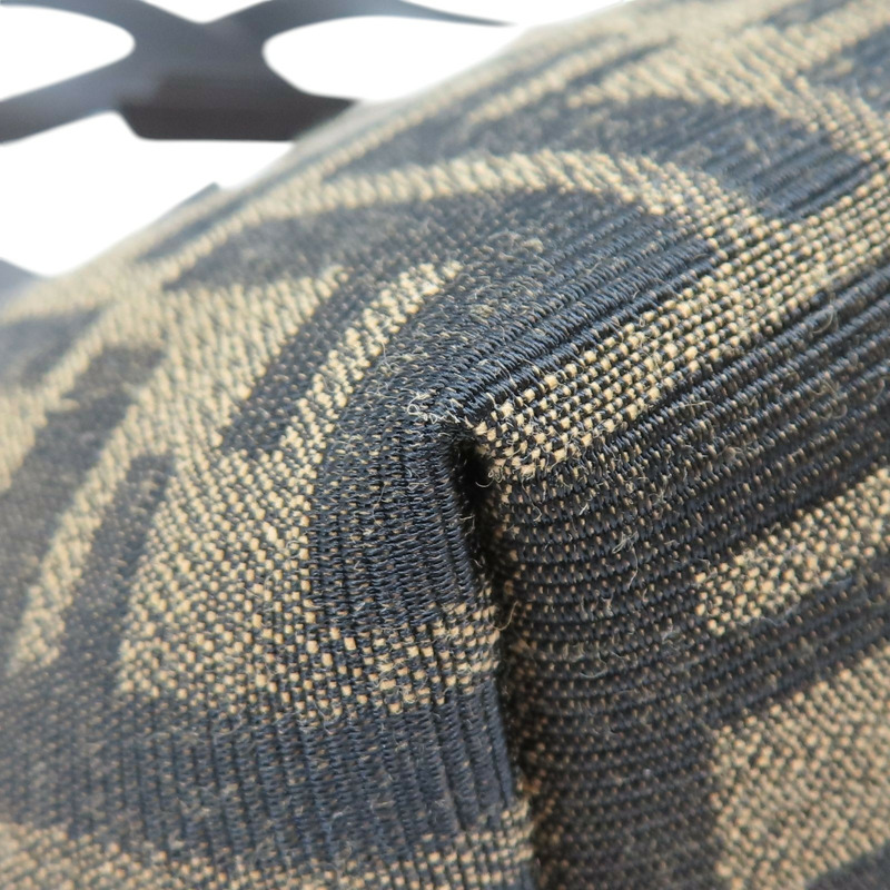 棕色 帆布 牛皮 Mini Roll 兩用包【FENDI 芬迪】 8BS096-14