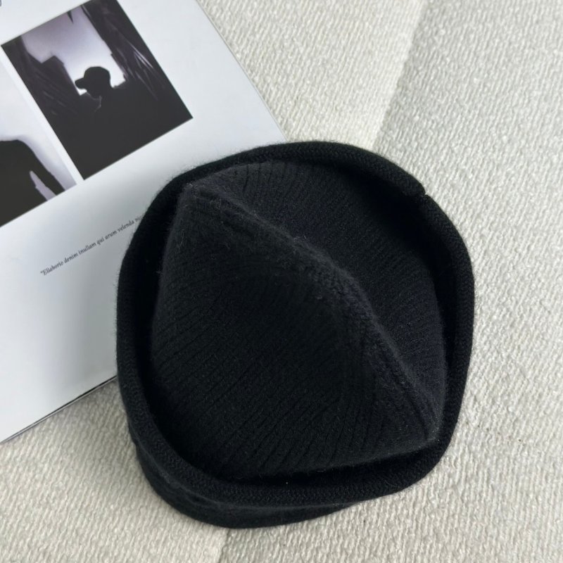 HERMES Heaven twist beanie針織毛帽 - M 黑-3