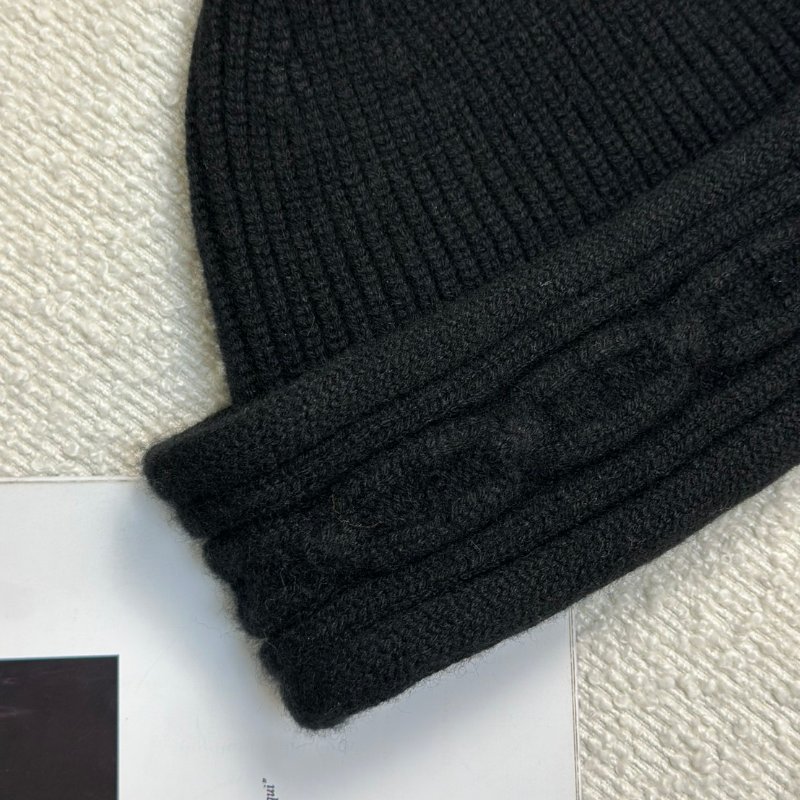 HERMES Heaven twist beanie針織毛帽 - M 黑-5
