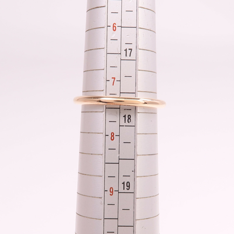 HERMES 18K玫瑰金Echappee Ring鑽石戒指Hermes#55/US#7.25-5