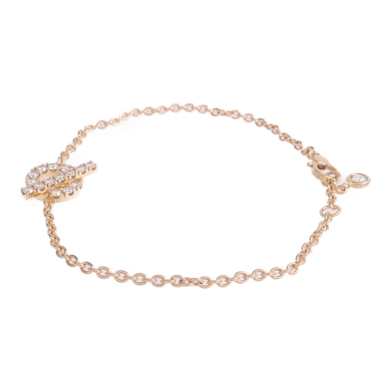 HERMES 18K玫瑰金Finesse Bracelet鑽石手鏈-1