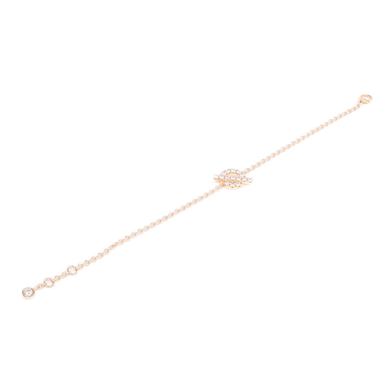 HERMES 18K玫瑰金Finesse Bracelet鑽石手鏈-7