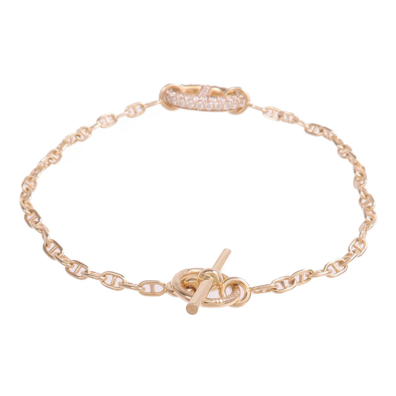 HERMES 18K玫瑰金Farandole Bracelet鑽石手鏈-2