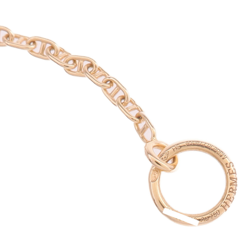 HERMES 18K玫瑰金Farandole Bracelet鑽石手鏈-6
