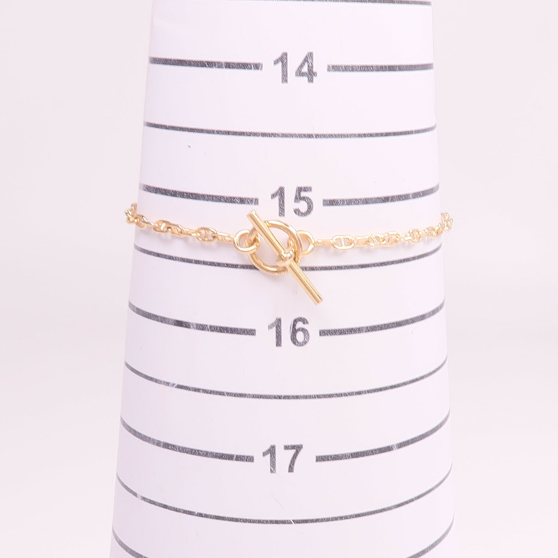 HERMES 18K玫瑰金Farandole Bracelet鑽石手鏈-8