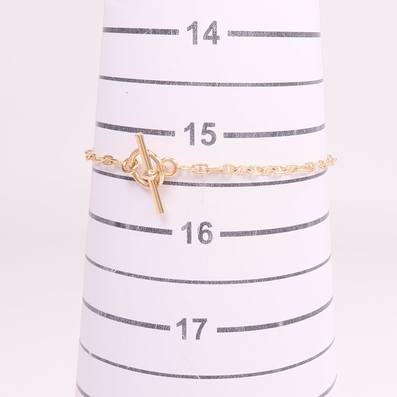 HERMES 18K玫瑰金Farandole Bracelet鑽石手鏈-10