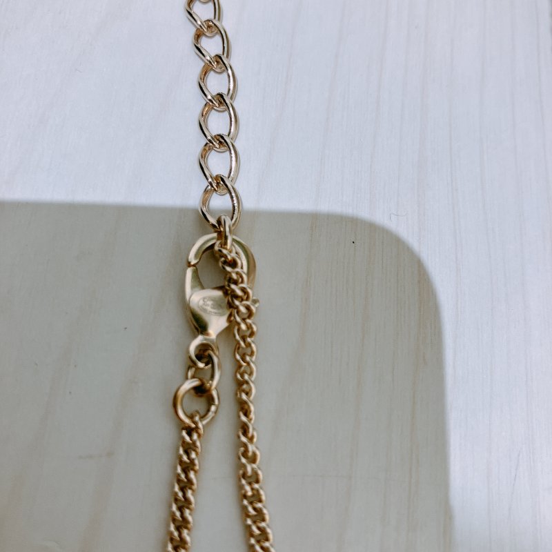 TK1997  香奈兒字母 金 水晶拼星星 頸鏈 Chanel Gold X Crystal Letters with Stars Necklace-11