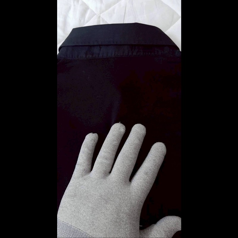 （日本製MIJ）絕版BURBERRY 博柏利 BLACK LABEL 黑標 戰馬 男黑色彈性長袖POLO衫2號-3