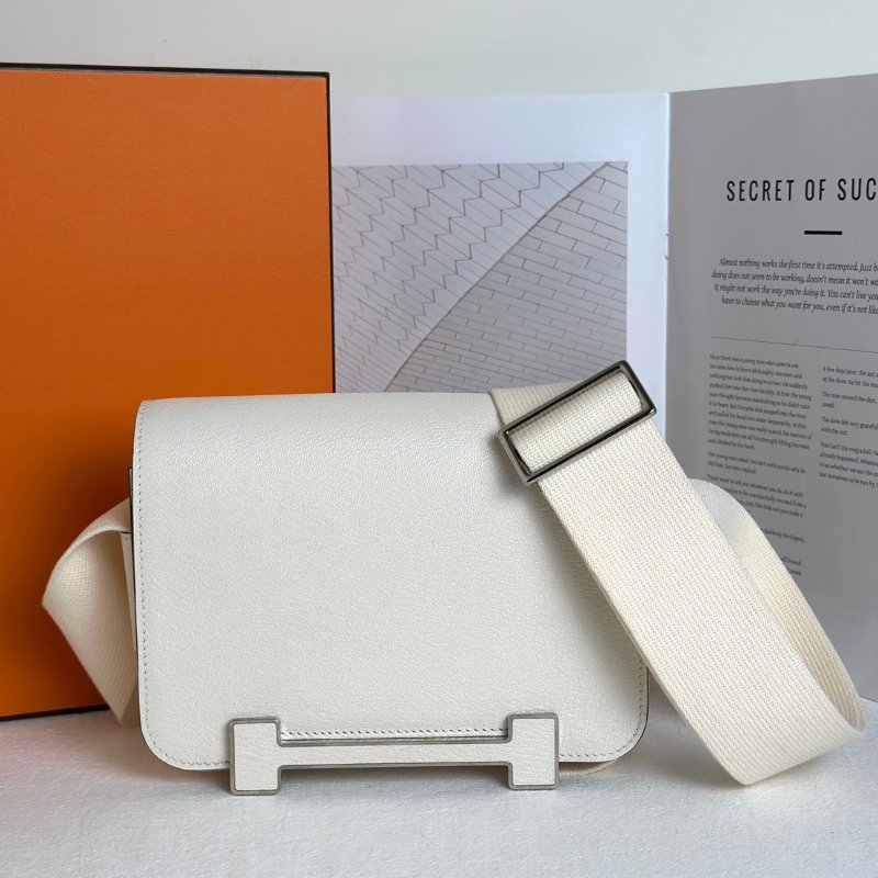 HERMES Geta 木屐包 - 奶昔白銀 U-0