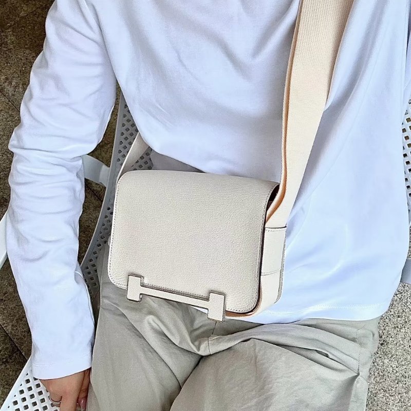 HERMES Geta 木屐包 - 奶昔白銀 U-1