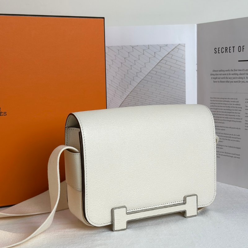 HERMES Geta 木屐包 - 奶昔白銀 U-2