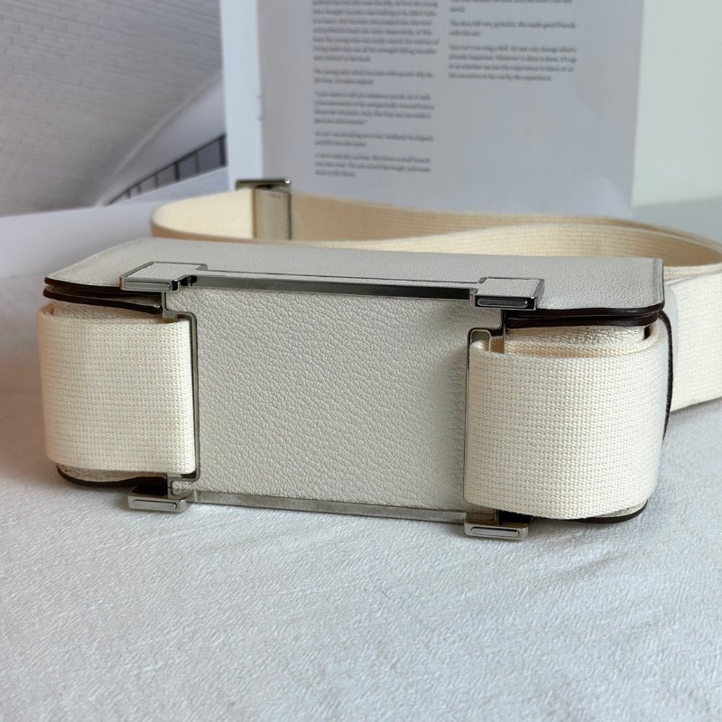 HERMES Geta 木屐包 - 奶昔白銀 U-6