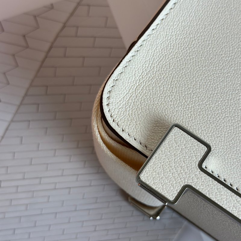 HERMES Geta 木屐包 - 奶昔白銀 U-8