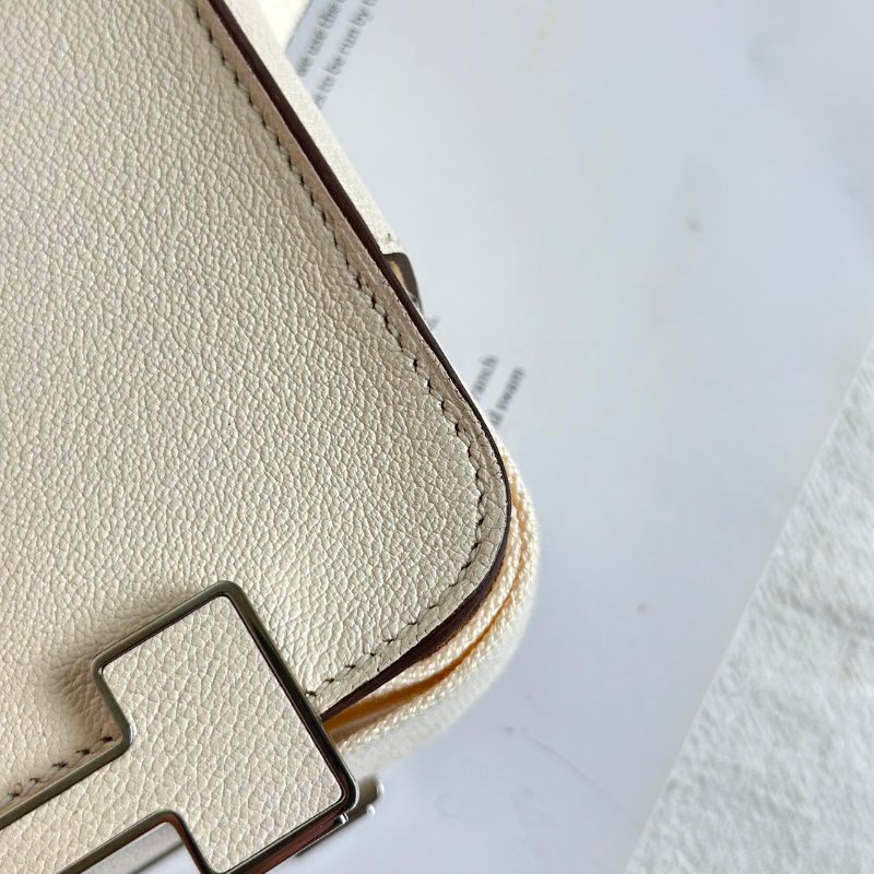 HERMES Geta 木屐包 - 奶昔白銀 U-10