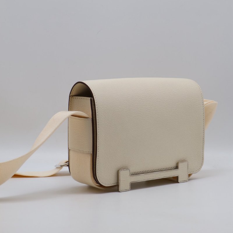 HERMES Geta 木屐包 - 奶昔白銀 U-2