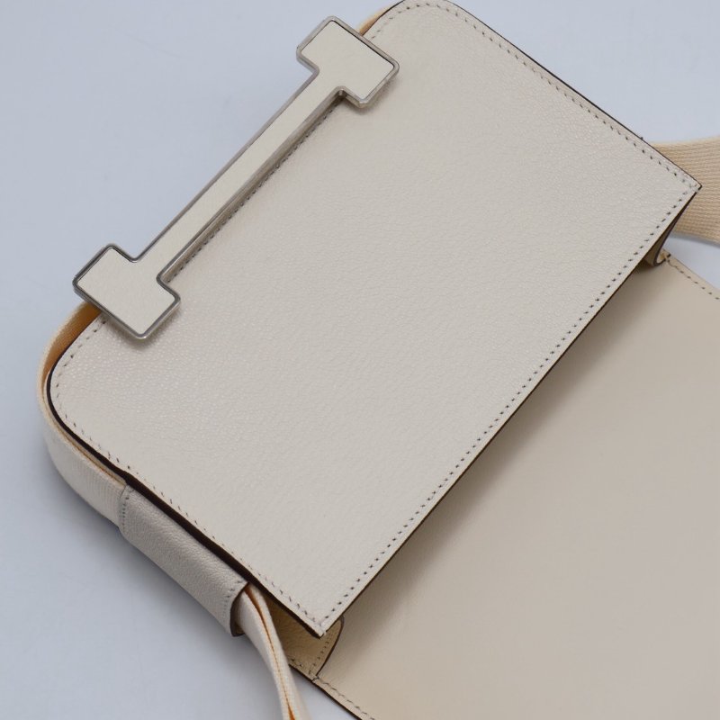 HERMES Geta 木屐包 - 奶昔白銀 U-12