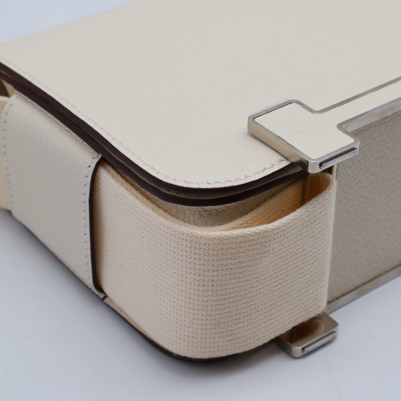 HERMES Geta 木屐包 - 奶昔白銀 U-15