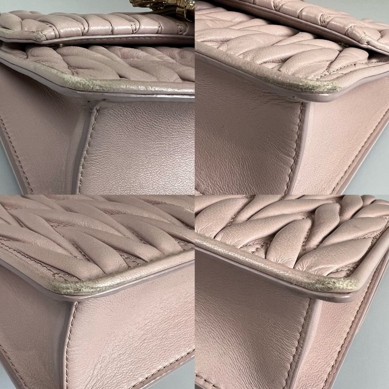 MIUMIU 粉花卉水鑽包-10