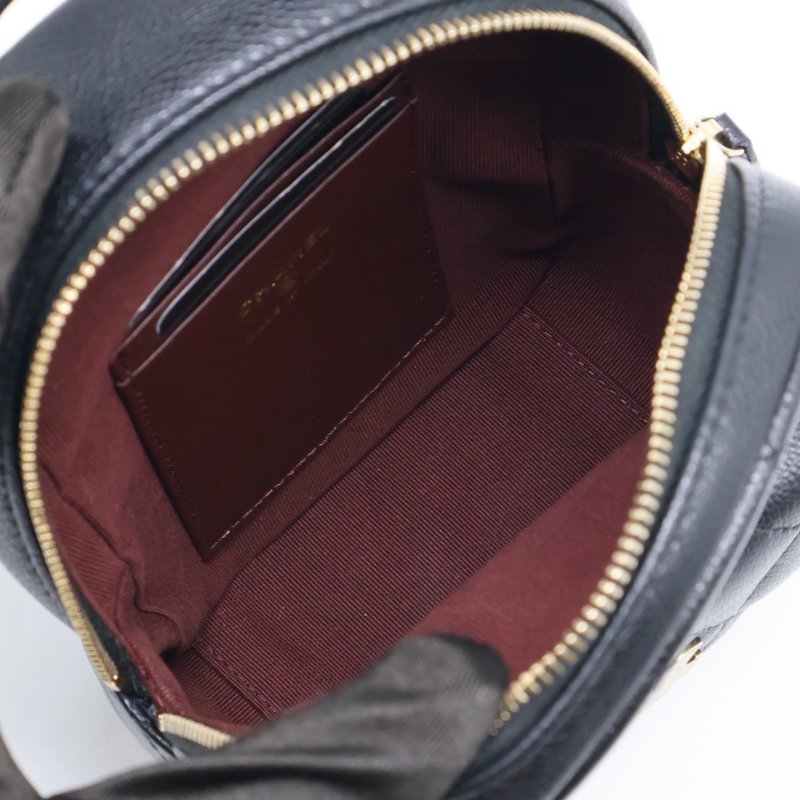 CHANEL 粒面牛皮迷你後背包 - 黑金-8