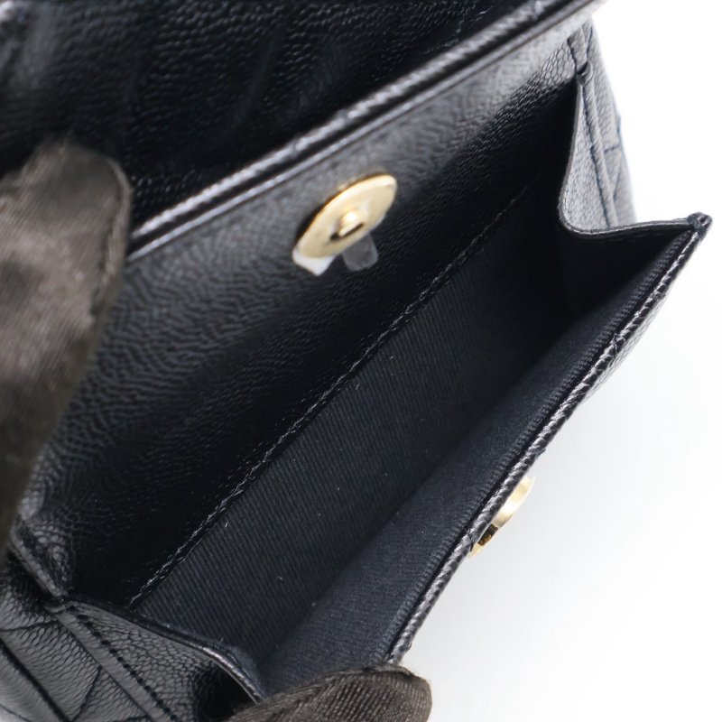 CHANEL 粒面牛皮迷你後背包 - 黑金-9