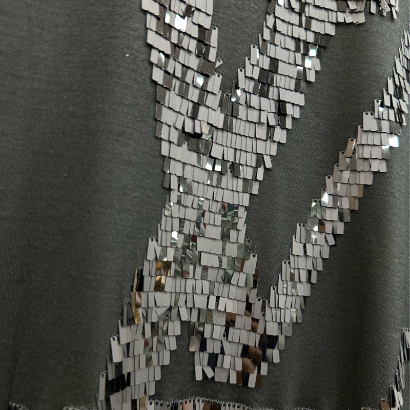 LV路易威登 黑閃片女款短袖T卹 S碼-4