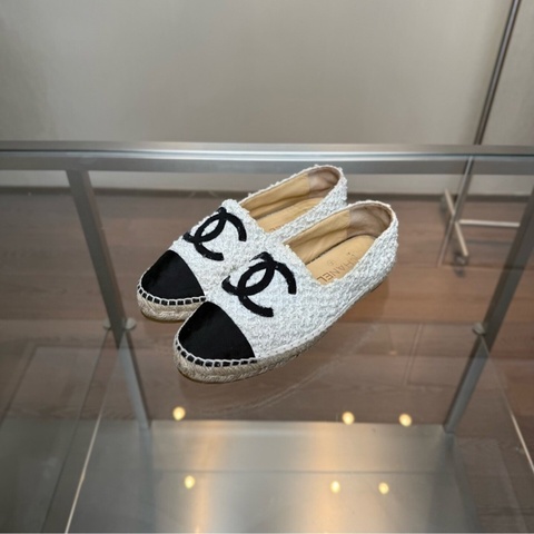 【經典款式❗️狀況超好❗️低價優惠】Chanel香奈兒草編漁夫鞋